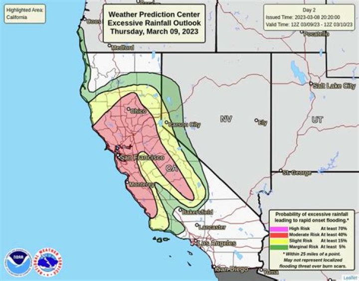 California atmospheric rivers are increasing landslide risk